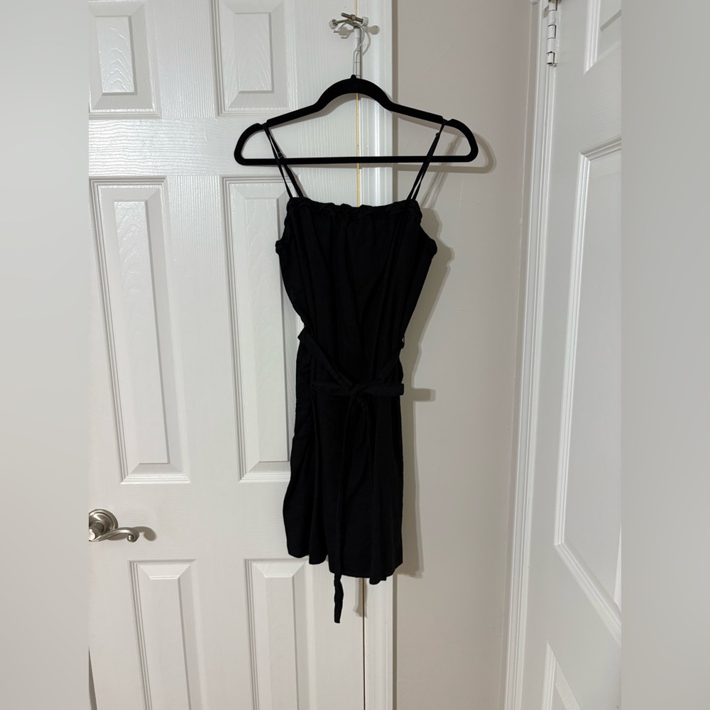Banana Republic Ruffle Detail Tie Waist Dress